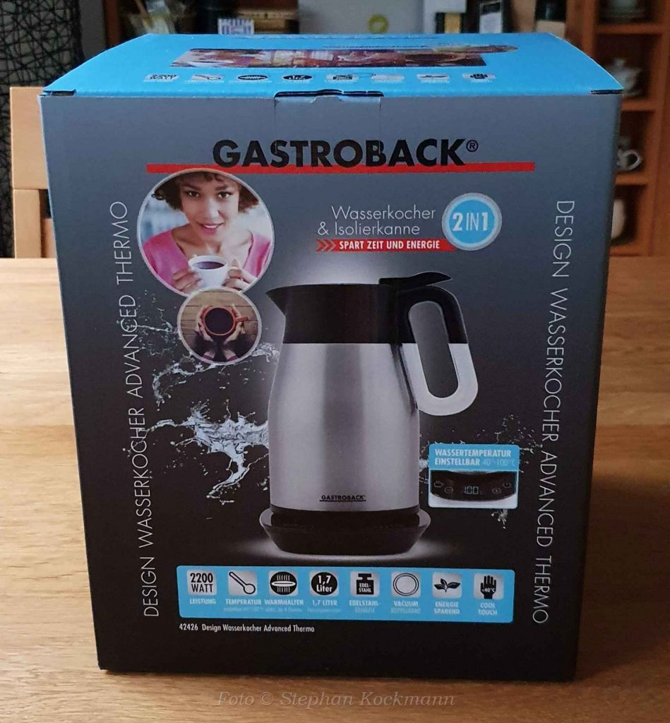 Gastroback Design Wasserkocher Advanced Thermo 