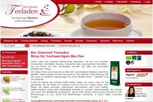 Internet-Teeladen (Anzeige)