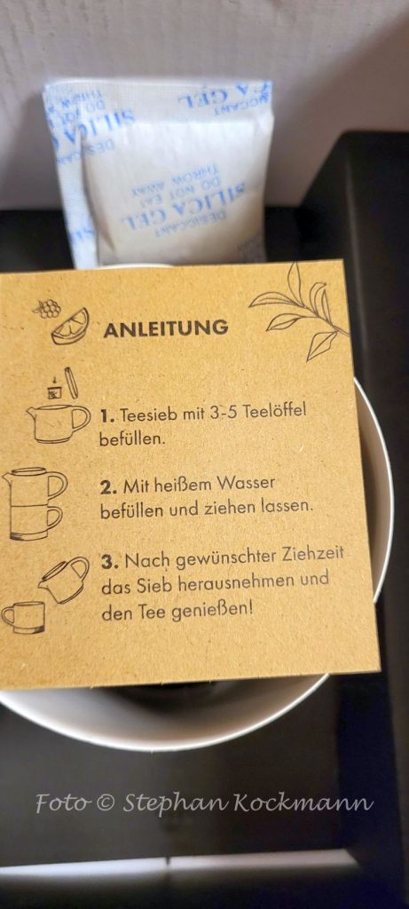 Teekanne und Tasse im Set von Besser im Glas