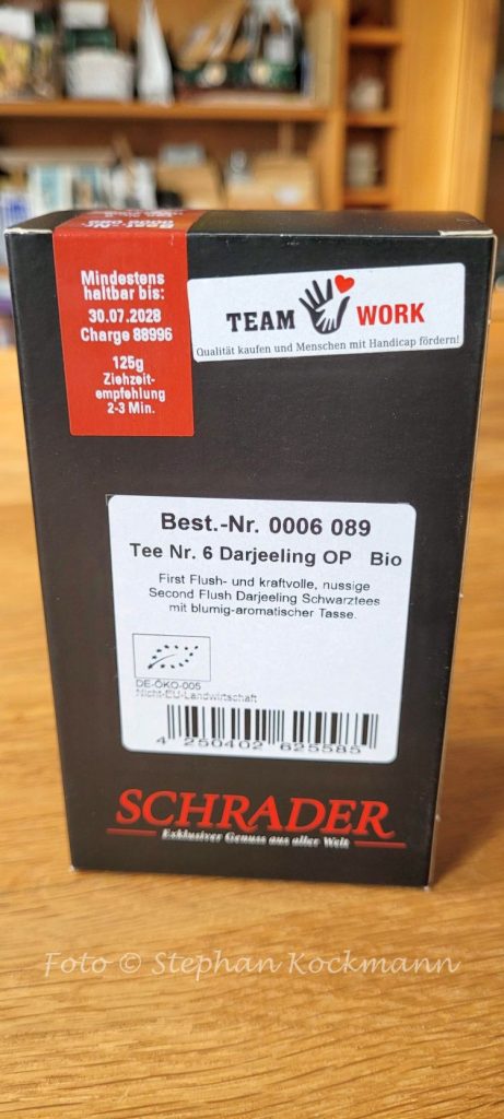 Darjeeling-Tee von Paul Schrader