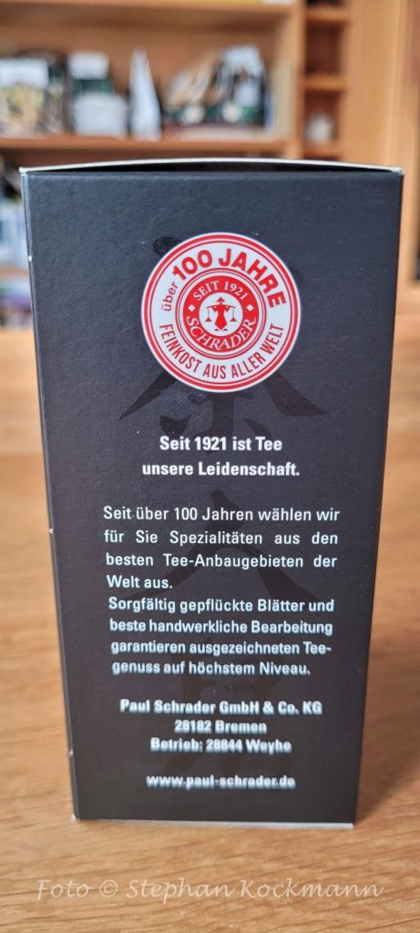 Darjeeling-Tee von Paul Schrader