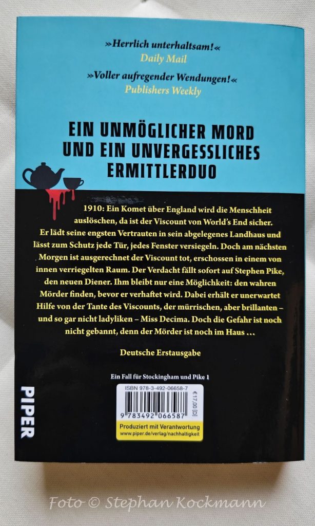 Krimi-Tipp: Tee, Tod und die versiegelte Tür Ross Montgomery: Tee, Tod und die versiegelte Tür